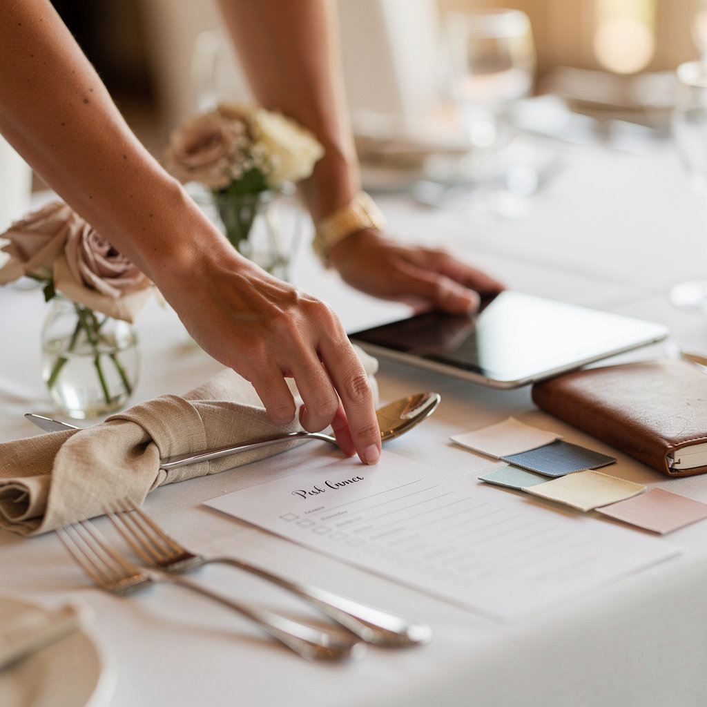 MILESTONE EVENTS GROUP team planning a sophisticated event at Villa Chanticleer in Healdsburg, CA